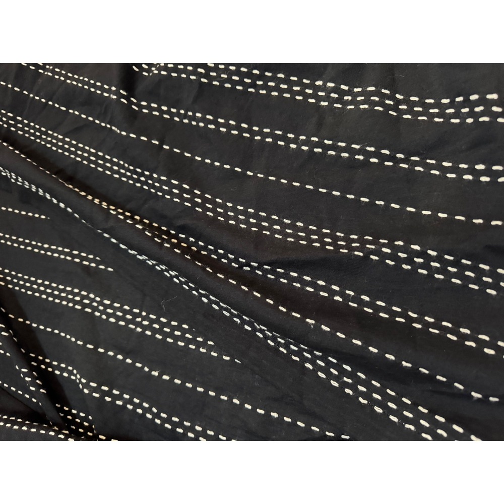 Pure Jill Women's Striped Black & White Open Front Cardigan Jacket X-3X - Picture 3 of 6